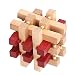 Puzzle giocattolo ad incastro, lucchetto puzzle in legno per promozione dell'intelligenza per uso domestico