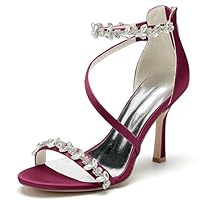 Chaussures De Mariage à Talons Hauts Et Fins Pour Mariée,Strass