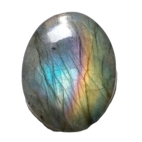 Labradorite naturelle de 27x20mm pour atelier création de bijoux et colliers bohèmes