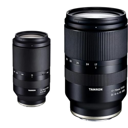 Tamron 70-180 mm F/2.8 Di III VXD -für Sony E-Mount & 17-70mm F/2.8 Di III-A VC RXD Zoom-Objektiv für spiegellose APS-C-Systemkameras - für Sony E-Mount
