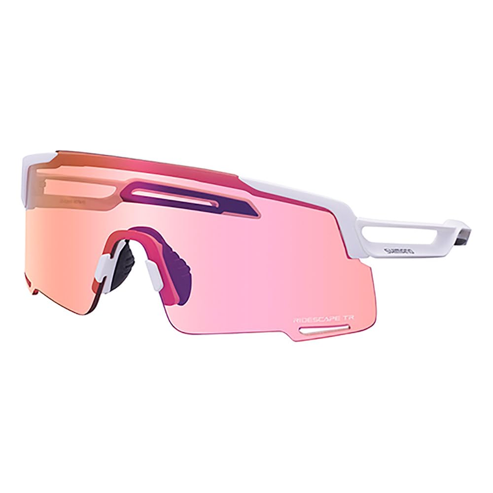 SHIMANO Gafas unisex Equinox 5, blanco mate, talla única