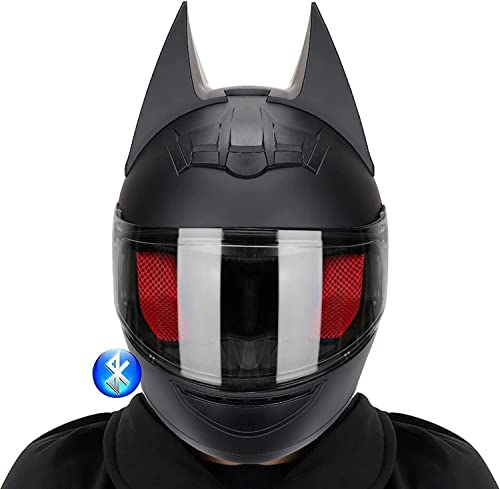 Casque moto tout-terrain Bluetooth intégral à ventilation active pour course - 2