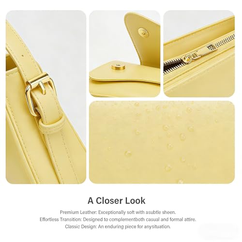Image of Amszke Shoulder Bag for Women Y2K Crossbody Purse PU Leather Underarm Handbag 2 Adjustable Strap for Daily Commute Travel