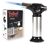 Foghat Smoking Torch for Smoked Cocktails or Charcuterie | Smoked Cocktails, Bourbon Whiskey, Cheese, Meats and more! | Refillable Culinary Kitchen Blow Torch for use with The Foghat Cocktail Smoker