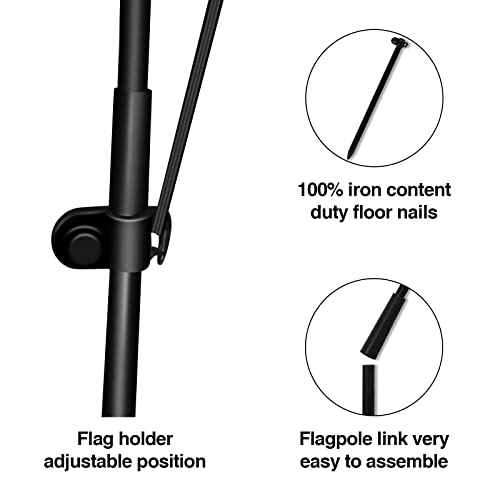 Qsum Open Themed Swooper Flag, 7Ft Open Banner Feather Flag With Carbon Fiber Pole Kit/Ground Stake, Open Signs For Business Advertising #TOP4