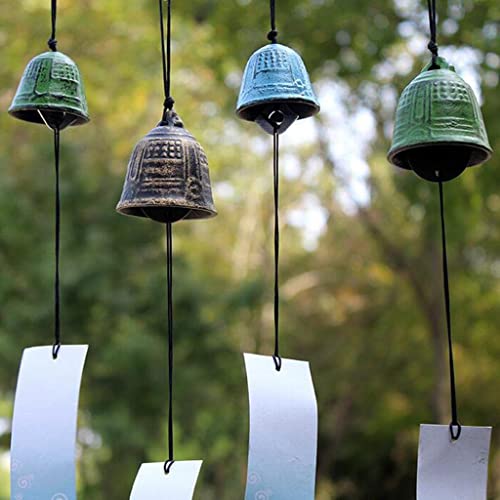 2 peças de sino de têmpora de vento japonês aplausos de som para pendurar decoração de jardim para c