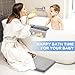 JOY ANAN Baby Bath Kneeler and Elbow Rest Pad Set, Bathtub Kneeling Pad, Baby Accessories for Bath, Relieve Your Knees and Elbows