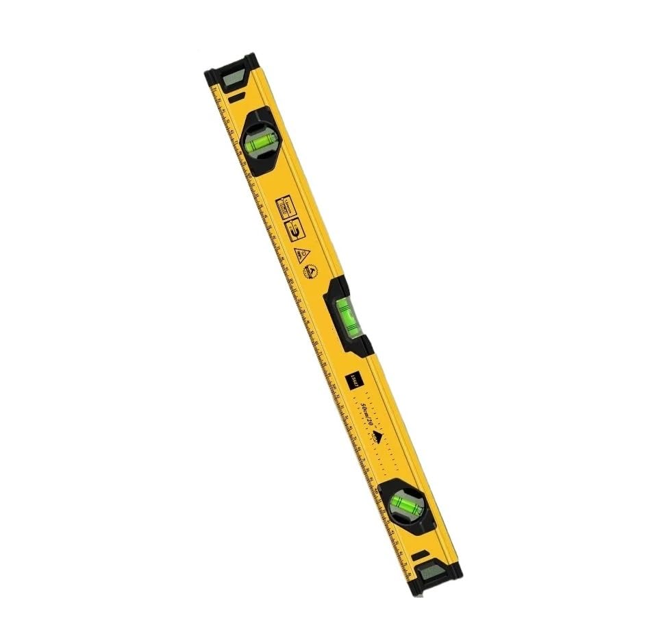 30/40/50cm Magnetic Level Aluminum Alloy Measuring Tool with Shock-Absorbing End Caps(500MM)