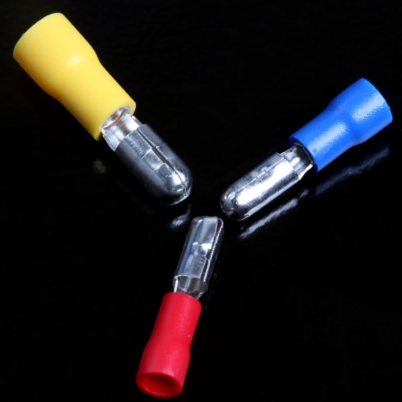 300PCS Waterproof Electrical Crimp Terminals Insulated Spade Terminals Connectors Kits with Box Wire Connector VUQLDHAYZ