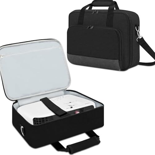 Funda de viaje segura para proyectores portátiles y dispositivos electrónicos, con tejido reforzado y interior suave miniatura 2