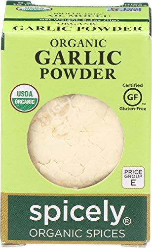 Spicely Organic Garlic Powder 0.4 Oz Certified Gluten Free