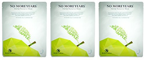 BioRepublic No More Years Eternal Radiance Biocellulose Sheet Mask Pack of 3