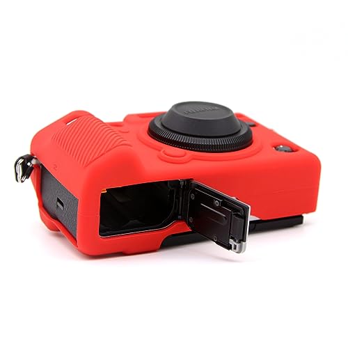 Rieibi Fuji XT5 X-T5 Case, Soft Silicone Protective Case for Fujifilm XT5 X-T5 Camera, Lightweight Fuji X-T5 Camera Case - Red - Image 4