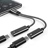 🎧 【2021 Neues Design】Der USB C-Klinkenadapter ist derzeit das neue beliebte und modische Design. Der USBC-Aux- und Ladeadapter ist kompakt, tragbar, sicher und langlebig. Es kann jederzeit und überall in Ihrer Tasche und Schultasche aufbewahrt werden. Wenn Sie während des Gebrauchs Probleme haben, wenden Sie sich bitte an uns. Wir bieten die beste Lösung innerhalb von 12 Stunden. Gleichzeitig freuen wir uns sehr über Ihr Feedback zu unseren Produkten.