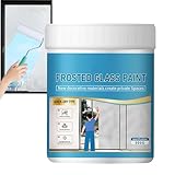 Generico Color de de leche – Ventana de esmerilado | Pantalla de privacidad de color con volantes para baño, cocina, dormitorio, puertas correderas y ventanas