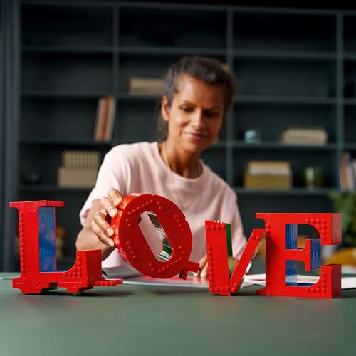 Image of LEGO Art Love, Gift for Couples and Home Decor Idea 31214 Building Blocks for 18+ Gift