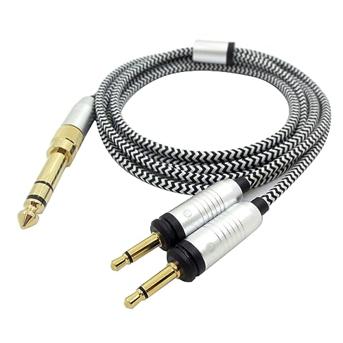 Câble Focal Elegia double jack 3.5mm vers adaptateur 6.35mm - 6