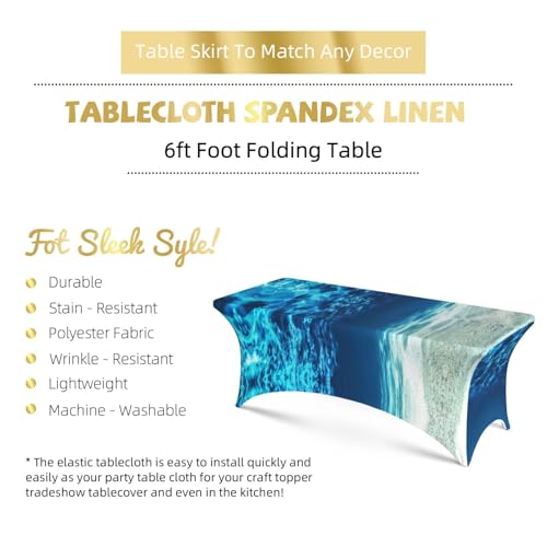 Housses de table rectangulaires extensibles élasthanne sans pli