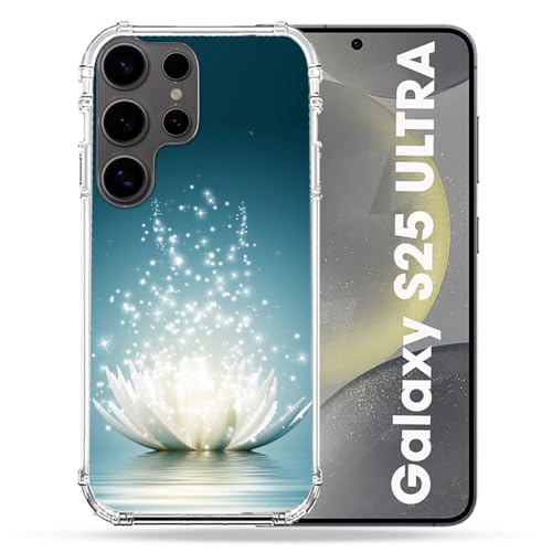 Coque Samsung Galaxy S25 Ultra Cokitec Renforcée au design Lotus Blanc premium