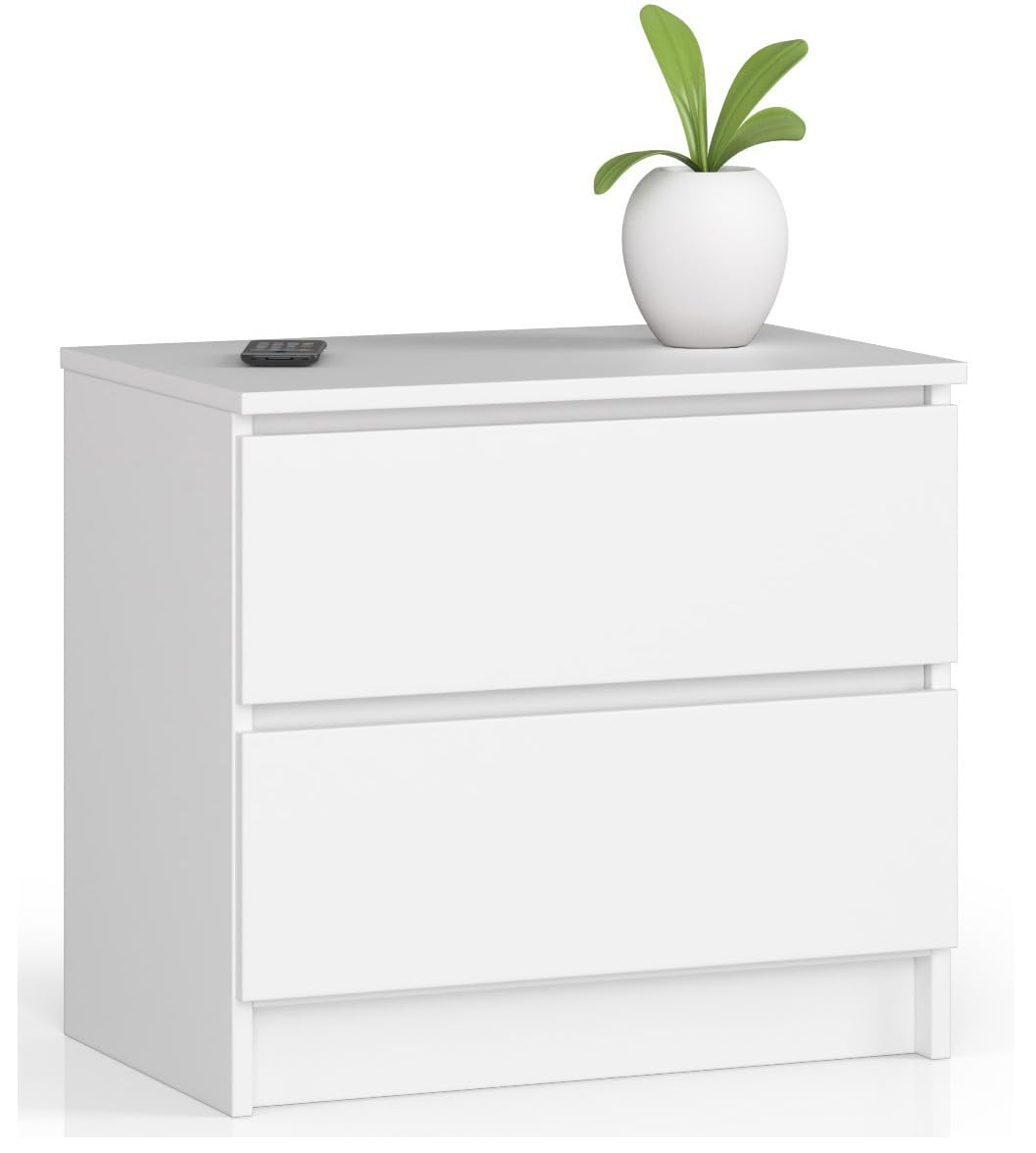 AKORD Commode K-160 Avec 6 Tiroirs - L160 X H77 X P40 Cm - Meuble De Rangement Classique Pour Chambre, Salon, Bureau - Panneaux Laminés 16mm