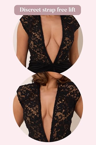 Image of Perky Pear Original Lift & Shape Boob Tape [A-K Cups] - 2 Pairs of Boob Tape & 3 pairs Nipple covers