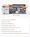 VEVOR Benchtop Metal Lathe, 7.87 x 13.78 in, Precision Power Metal Lathe Machine, with 50-2500 RPM Continuously Variable Speed, Metal Gears, 600W Brush Motor, Tool Box, for Processing Precision Parts