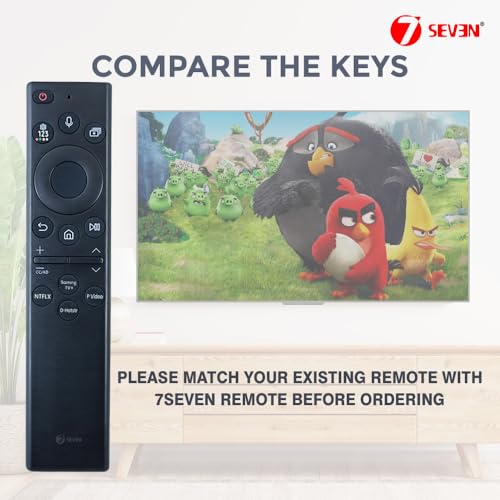 Image of 7SEVEN Compatible with Samsung Tv Bluetooth Voice Remote BN59-01385H BN59-01386H BN59-01391H Model Suitable for Q60 70 80 85 90 95B QN700 800 900B LS01 03B BU8000 BU8570 TV Series - Pairing Must