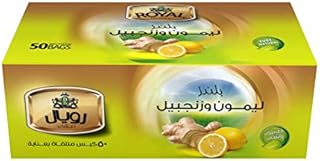 مشروب زنجبيل وليمون من رويال - 50 كيس