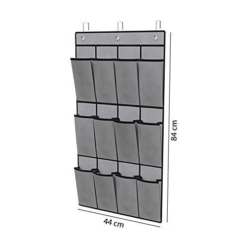 Sapateira organizadora Pendurável com 12 divisórias, CST7948, Euro Home