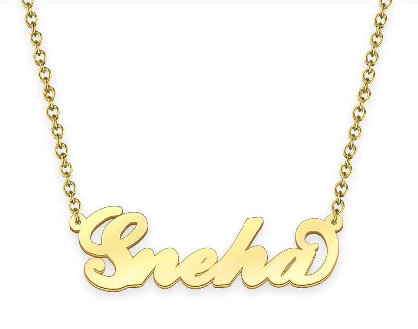 Buy Sneha Name Pendant Necklace 14K 