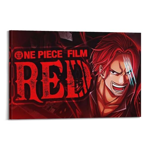 PSSEUB Póster decorativo de una pieza con diseño de diva pelirroja de anime, lienzo decorativo para pared e imagen artística moderna para decoración de dormitorio familiar, 20 x 30 cm