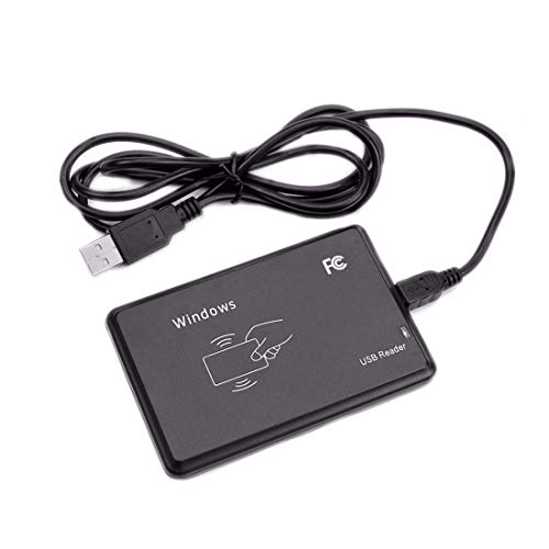 HiLetgo 125Khz EM4100 USB RFID ID Card Reader Swipe Card Reader Plug and Play with Cable First 10 Digit (Only Read 125kHz ID Card, Cannot Read IC Card. See Product Pictures) - Thumbnail 4