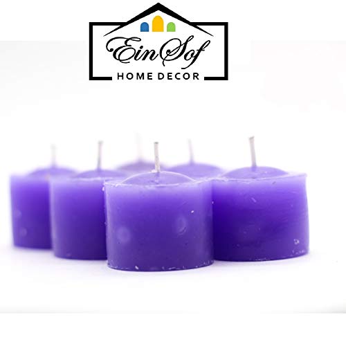 Image of Ein Sof Scented Candles for Bedroom /Home, Votive Candles Set of 12 Fragranced Candles for Bedroom /Home Decor - Ocean Breeze