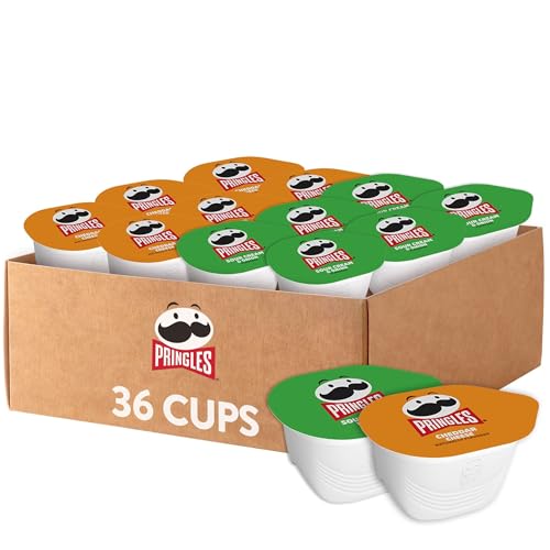 Pringles Potato Crisps Chips, Snack Stacks, Lunch Snacks, Variety Pack (36 Cups)