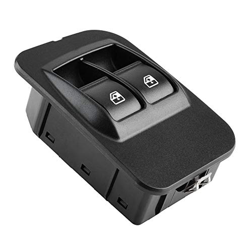 Commutateur de Lève-Vitre, Interrupteur de Commande de Vitre avec Cadre d'Interrupteur de Fenêtre de Voiture pour Nemo Fiorino Bipper Cover