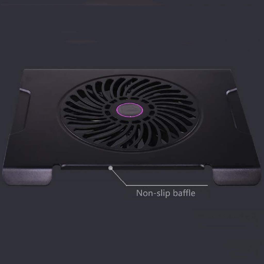 Chłodnica do Laptopa Podkładka Chłodząca Do Laptopa 15,4” Regulowana Podstawa Montażowa Jeden Duży Wentylator Chłodnica 200 Mm Kompozytowy Port USB 2.0 Tworzywa Sztuczne Stojak na laptopa,Wentylowany