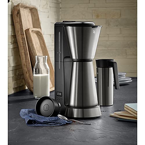 WMF Küchenminis Aroma Filterkaffeemaschine mit Thermoskanne, 87 Watt, Thermobecher to go, kleine Kaffeemaschine Timer… – Bild 3