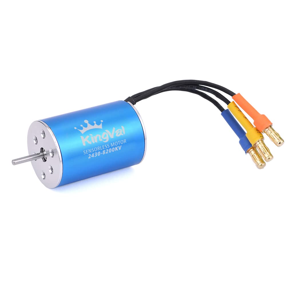 KingVal Replacement 3670 2150KV Sensorless Brushless Motor Shaft Diameter 5.0mm Compatible with 1/8 1/10 RC Car