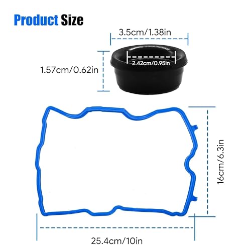 Image of VS50830R Engine Valve Cover Gasket Set Fit for Subaru Crosstrek Impreza XV Crosstrek 2.0L for Forester Legacy Outback 2.5L H4 2011 2014 2015 2016 2017 2018 2019 Replace # VS50725 13270AA190