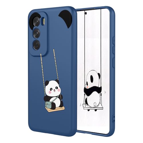 YUECXIN Case for Oppo Reno12 Pro 5G (Reno 12 Pro 5G), Ultra thin Liquid Silicone Silky Soft Touch Cute Pattern Girls Cover