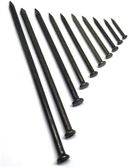Cement Nails,Wall Pins Tacks Nails for Woodworking Wall Nails, Small Steel Nails on Wood, Extra Long Wood Nails, Fixed Foreign Nails 285pcs(2.8 * 30 (110))