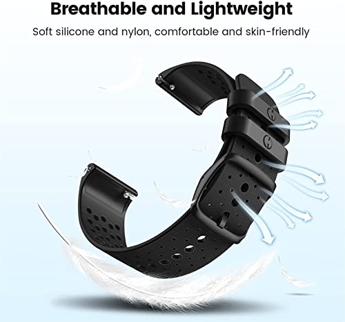 Bracelet de montre Polar Vantage M silicone blanc rechange