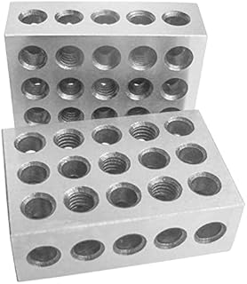 HFS (R) 1 Pair 123 Blocks1-2-3 Ultra Precision Hardened 23 Holes 0.0002"