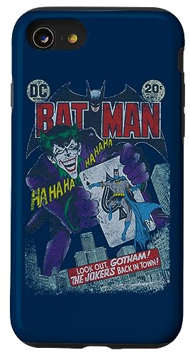 Batman #251 Distressed Laughing Joker Coque pour iPhone SE (2020) / 7/8