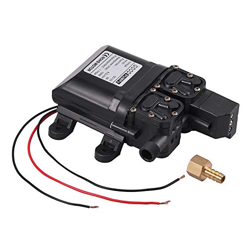 eSynic 12V Diaphragm Water Pump 6.5LPM 100PSI Self Priming Water Pump Diaphragm Pump High Pressure Caravan Camper Boats Home Garden and Camping