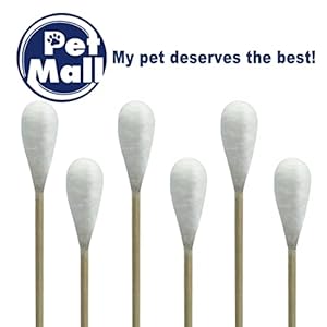   Original-Big-Cotton-Buds-for-Pets--Premium-Cat-and-Dog-Ear-Cleaner-Cotton-Swabs--Soft-Absorbent-Cleaning-Ear-Bud-with-Long-6-Inch-Wood-Handle-200pcs-Large