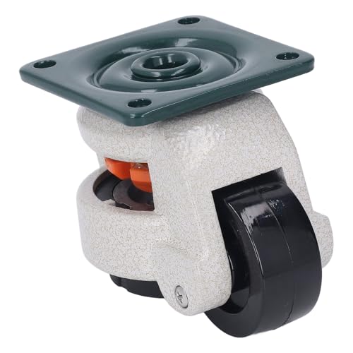 Rueda Niveladora de 2 Pulgadas, Ruedas Retráctiles de Capacidad de 2200 Libras de Alta Resistencia, Rueda Giratoria de 360° de Altura Ajustable para Banco de Trabajo para Muebles