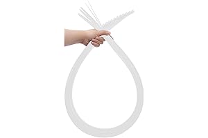 Eco-friendly Extra Long UV-Resistant White Duct Zip Ties