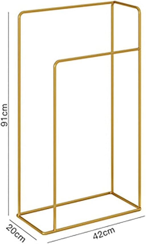Toallero de pie sin taladro para baños pequeños con soporte vertical estable 2