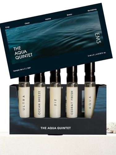 EM5 Pack of 5 Long-Lasting Aquatic Scents | Ultra, Ocean Breeze, ...